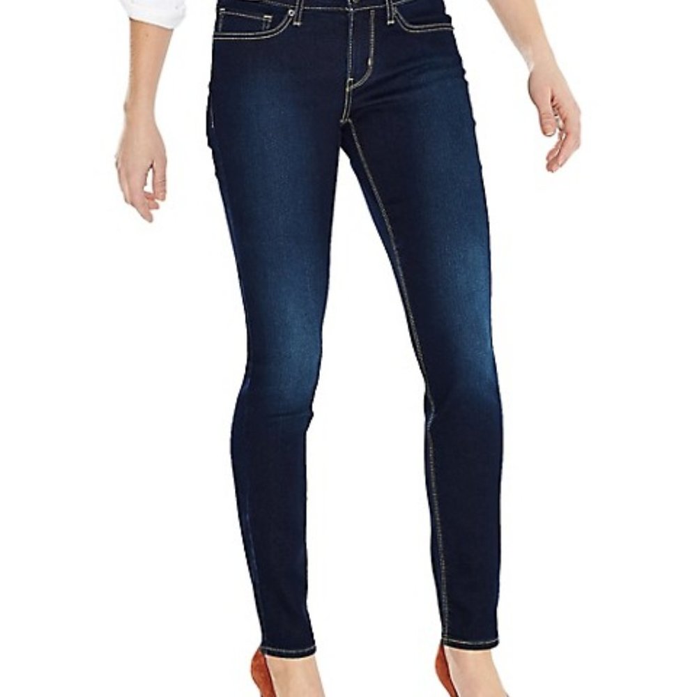 Levi's Shaping Skinny Dark Indigo Jeans (Size 28)